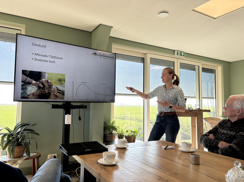 Nienke bij Cursus Bodem